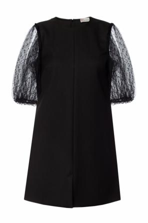 Dress with tulle sleeves, zdjęcie 1 Dress with tulle sleeves od Valentino Red